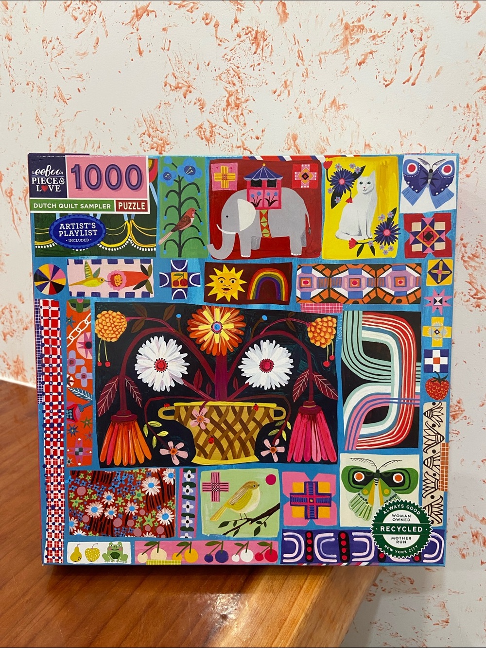Eeboo Dutch Quilt Sampler - 1000 Piece Puzzle